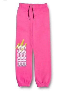 Women xs hot Pink Graphic Jogger Sweatpants twitch stream